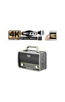 4k Radyo Gizli Wifi Kamera Kesintisiz Canlı Izleme Ve Kayıt - 670271859