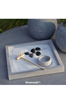 Kare Mini Zen Bahçesi Kare Mini Zen Bahçesi
