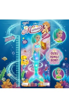 Sihirli Deniz Kızı Işıklı Bebek - Yeşil Bayi Depom Diğer