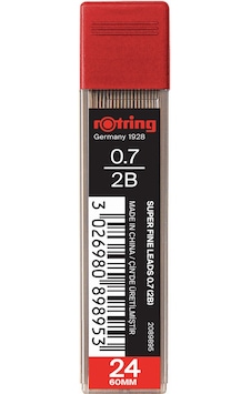 Rotring Süper Polimer Kalem Ucu 0.7 Mm - 2B Rotring Süper Polimer Kalem Ucu 0.7 Mm - 2B