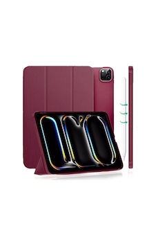 Apple Uyumlu iPad, Pro 11 M4 2024 11 Inç Tablet Flip Smart Standlı Akıllı Kılıf Smart Cover Kapaklı Kılıf Apple Uyumlu iPad, Pro 11 M4 2024 11 Inç Tablet Flip Smart Standlı Akıllı Kılıf Smart Cover Kapaklı Kılıf