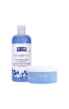 W-Lab Cosmetics At Kuyruğu Eki Şampuanı 400 Ml + Saç Bakım Yağı 250 Ml