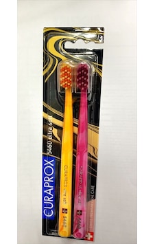Curaprox 5460 Ultra Soft Diş Fırçası 2'li Pembe - Sarı Curaprox 5460 Ultra Soft Diş Fırçası 2'li Pembe - Sarı
