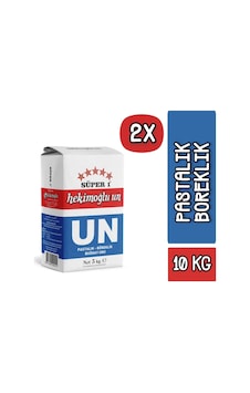 Hekimoğlu Un Pastalık - Böreklik Buğday 2 x 5 KG Hekimoğlu Un Pastalık - Böreklik Buğday 2 x 5 KG