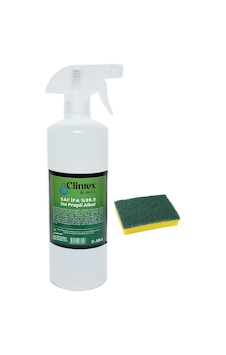 Clintex Kimya Saf Ipa Spreyli Izopropil Alkol Yüzey Temizleyici 1 L + Sünger Clintex Kimya Saf Ipa Spreyli Izopropil Alkol Yüzey Temizleyici 1 L + Sünger