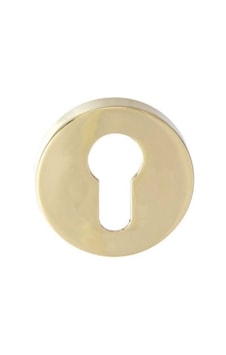 Hafele Yuvarlak Barelli Kapı Kolu Rozeti 52mm, Parlak Pirinç Renk Hafele Yuvarlak Barelli Kapı Kolu Rozeti 52mm, Parlak Pirinç Renk