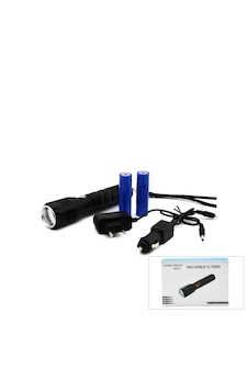 2ın1 Zoomlu El Feneri - Cob Led Fiş - Çakmak Şarjlı Metal Kasa 17cm 3000 Lumen 5250 2ın1 Zoomlu El Feneri - Cob Led Fiş - Çakmak Şarjlı Metal Kasa 17cm 3000 Lumen 5250