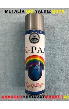 Kpax Metal Gri Yaldız Sprey Boya 170 ML Gri Renk Sprey Boya Kpax Metal Gri Yaldız Sprey Boya 170 ML Gri Renk Sprey Boya