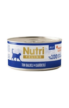 Nutri Feline Ton Balıklı Ve Karidesli Tahılsız Yetişkin Kedi Konservesi 70 Gr