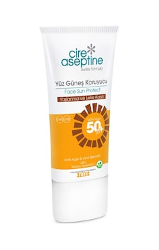 Cire Aseptine  ve Leke  Koruyucu Yüz Güneş Kremi SPF50+ 50 ML