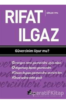 Güvercinim Uyur mu Şiirler 1953 - Rıfat Ilgaz - Çınar Yayınları Güvercinim Uyur mu Şiirler 1953 - Rıfat Ilgaz - Çınar Yayınları