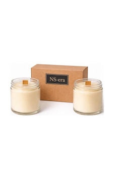 2'li Citronella & Lavanta Kokulu Sinek Savar Kovucu Soya Mum Seti Toplam 420 Ml 260 Gr - Ahşap Fitil, Cam Kavanoz, Uz Çok Renkli 2'li Citronella & Lavanta Kokulu Sinek Savar Kovucu Soya Mum Seti Toplam 420 Ml 260 Gr - Ahşap Fitil, Cam Kavanoz, Uz Çok Renkli