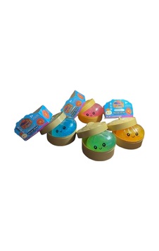 Dumpling Squishy Sürpriz Renkli Çin Mantısı Büyük Boy Xl - Rainbow Mystery Squishy Bun - Viral Figür Çok Renkli