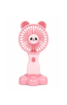 Iconic Tech Ayıcıklı Mini El Fanı Usb Şarjlı 3 Kademeli Taşınabilir Handheld Fan Pembe Iconic Tech Ayıcıklı Mini El Fanı Usb Şarjlı 3 Kademeli Taşınabilir Handheld Fan Pembe
