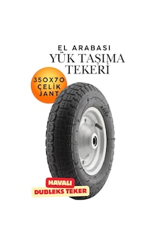 El Arabası Yük Taşıma Tekeri Bilyeli Rulmanlı Havalı Dubleks 350x70 Mm Çelik Jant Tekerlek Ağır Vasıta Dayanıklı Sanayi Tipi İnşaat Bahçe Arabası Lastiği El Arabası Yük Taşıma Tekeri Bilyeli Rulmanlı Havalı Dubleks 350x70 Mm Çelik Jant Tekerlek Ağır Vasıta Dayanıklı Sanayi Tipi İnşaat Bahçe Arabası Lastiği