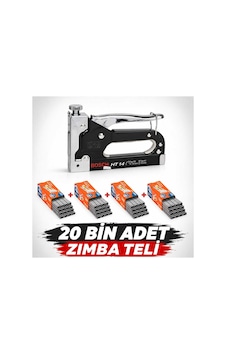 Ht 14 El Zımbası + 20.000 Adet Zımba Teli Ht 14 El Zımbası + 20.000 Adet Zımba Teli