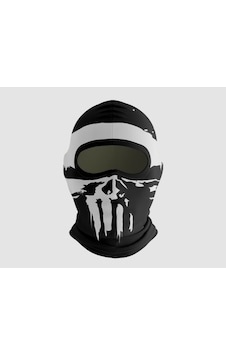 Buffalo Motorcu Ve Kuryeler İçin Outdoor Rüzgar Ve  Yüz Koruma Motorcu Maske Balaklava Desenli Siyah
