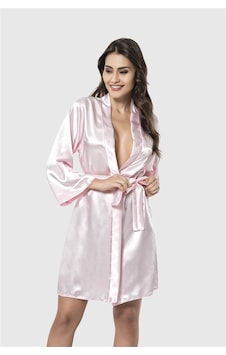 Ahu Aria's Closet Pembe Kısa Saten Sabahlık Pembe Ahu Aria's Closet Pembe Kısa Saten Sabahlık Pembe