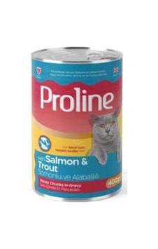 Proline Somonlu Ve Alabalıklı 400 Gr Yetişkin Konserve Kedi Maması