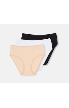 3 Lü Paket Dagi Bayan Yüksek Bel Slip Külot 5104kc Çok Renkli