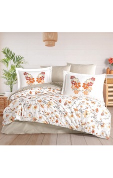 Çift Kişilik Poplin Nev Belis Oranj 0 Çift Kişilik Poplin Nev Belis Oranj 0