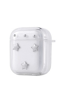 Apple Uyumlu AirPods Zore Airbag 44 Airbag Tasarımlı Simli Şeffaf Kutup Kılıf Yıldız Apple Uyumlu AirPods Zore Airbag 44 Airbag Tasarımlı Simli Şeffaf Kutup Kılıf Yıldız