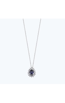 Altınbaş Pırlanta Safir Damla Kolye Esd352sx-8k Altınbaş Pırlanta Safir Damla Kolye Esd352sx-8k