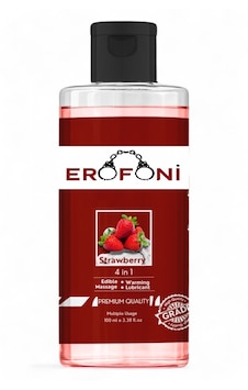 Erofoni Su Bazlı Strawberry Çilek Aromalı Kayganlaştırıcı Jel 100 Ml Erofoni Su Bazlı Strawberry Çilek Aromalı Kayganlaştırıcı Jel 100 Ml