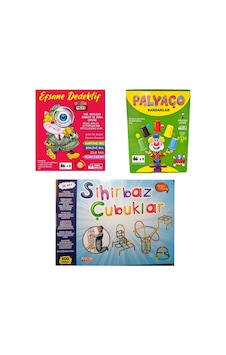 Sihirbaz Çubuk , Efsane Dedektif , Palyaço Bardak 3 Parça Aile Etkinlik Oyun Seti Sihirbaz Çubuk , Efsane Dedektif , Palyaço Bardak 3 Parça Aile Etkinlik Oyun Seti