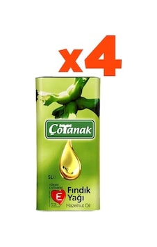 Çotanak Fındık Yağı Teneke 4 x 5 L Çotanak Fındık Yağı Teneke 4 x 5 L