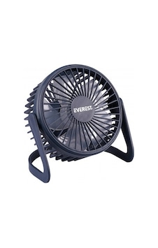 Everest Efn-505 Usb 145mmx141mmx105mm Masaüstü Vantilatör Siyah