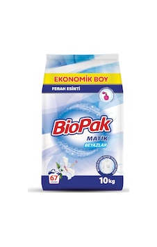 Biopak Matik Toz Deterjan 10kg Beyazlar Biopak Matik Toz Deterjan 10kg Beyazlar