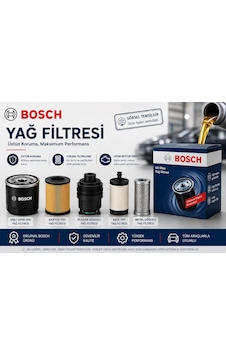 Bosch Ford Ranger 2.0 Ecoblue 170 Hp 2023-2026 Uyumlu Yağ Filtresi Bosch Ford Ranger 2.0 Ecoblue 170 Hp 2023-2026 Uyumlu Yağ Filtresi