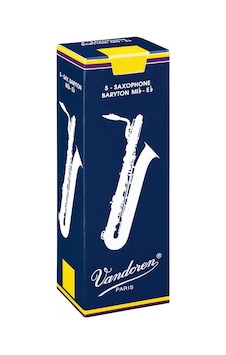 Vandoren Sr2425 Traditional Bariton Saksafon Kamışı No: 2.5 Orta Seviye - 5'li Paket Güçlü Ve Dolgun Alt Tonlar, Esnek Üfleme Tepkisi Ve Kararlı Ses Vandoren Sr2425 Traditional Bariton Saksafon Kamışı No: 2.5 Orta Seviye - 5'li Paket Güçlü Ve Dolgun Alt Tonlar, Esnek Üfleme Tepkisi Ve Kararlı Ses