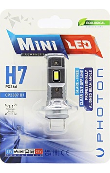 Photon Mini H7 Compact Led 12-24v Tekli Blister