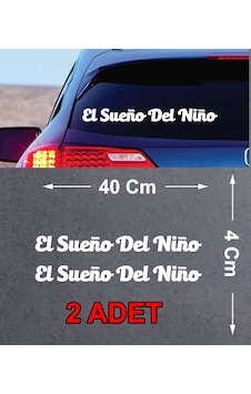 El Sueno Del Nino Sticker - Bir Çocuğun Rüyası Sticker - Araba Oto Motosiklet Karavan Cam Araç Sticker - 00223 40X4 Cm El Sueno Del Nino Sticker - Bir Çocuğun Rüyası Sticker - Araba Oto Motosiklet Karavan Cam Araç Sticker - 00223 40X4 Cm