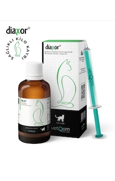 Vetqom Diaxor Kedi İçin İshal Kesici, Gastrointestinal Koruyucu & Bağırsak Florası Takviyesi Vetqom Diaxor Kedi İçin İshal Kesici, Gastrointestinal Koruyucu & Bağırsak Florası Takviyesi