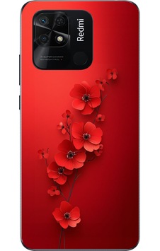 Redmi 10c Uyumlu Kırmızı Kardelenler Baskılı Silikon Kılıf Renkli Redmi 10c Uyumlu Kırmızı Kardelenler Baskılı Silikon Kılıf Renkli
