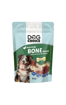 Dog Choice Kalsiyumlu Ördek Dürüm Kemik Bisküvisi Köpek Ödül Maması 80g Dog Choice Kalsiyumlu Ördek Dürüm Kemik Bisküvisi Köpek Ödül Maması 80g