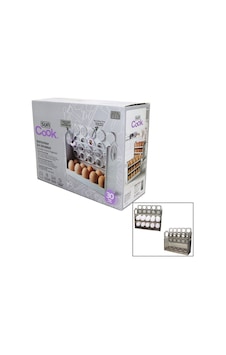 Suncook Sc-4301 Buzdolabı Yumurta Organizeri Yaylı Katlanır Raf Ve Zaman Kayıt Fonksiyonu 30 Hazneli Diğer