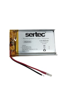 802540 3.7v 800mah Li-polymer Pil Devreli/1.5a 802540 3.7v 800mah Li-polymer Pil Devreli/1.5a