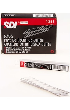 Sdi 30 Derece Açılı Dar Maket Bıçağı Yedeği 9 MM 100'lü Paket