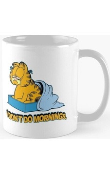 : Garfield Sabahları Kupa Yapmam Beyaz