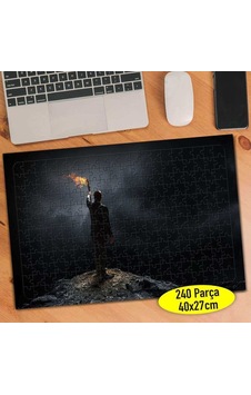 Meşale İle Başarıya Çıkan Yol 240 Parça Puzzle Yapboz-110648797