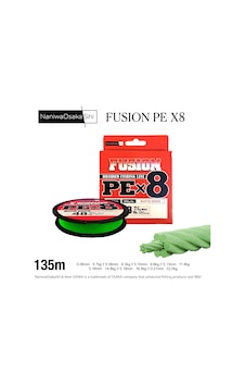 Nanıwaosakashı Fusıon 8x 135mt 0,10mm Mantıs Green Nanıwaosakashı Fusıon 8x 135mt 0,10mm Mantıs Green