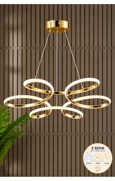 Marina Model Gold 3 Renk Mutfak Hol Antre Salon Oturma Yatak Odası Modern Metal Led Avize Marina Model Gold 3 Renk Mutfak Hol Antre Salon Oturma Yatak Odası Modern Metal Led Avize