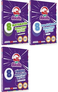 Tammat 8. Sınıf Matematik + Fen Bilimleri + Türkçe Hızlı Ve Akıllı Konuşan Defter Soru Bankası Set 3 Kitap Tammat 8. Sınıf Matematik + Fen Bilimleri + Türkçe Hızlı Ve Akıllı Konuşan Defter Soru Bankası Set 3 Kitap