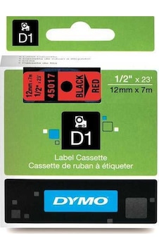 Dymo D1 Yedek Şerit 12 MM x 7 M Kırmızı - Siyah 45017 Dymo D1 Yedek Şerit 12 MM x 7 M Kırmızı - Siyah 45017
