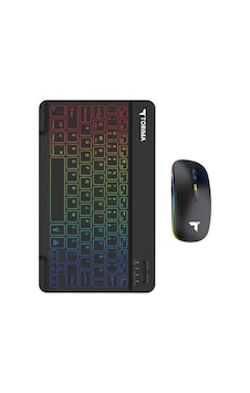 Torima TMK-09 Şarj Edilebilir RGB Işıklı Kablosuz Klavye Mouse Seti Torima TMK-09 Şarj Edilebilir RGB Işıklı Kablosuz Klavye Mouse Seti