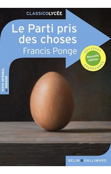 Le Parti Pris Des Choses